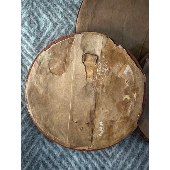 Vintage Bubble Glass Pictures English Cottage landscape set of 3 wood, wall art - Picture 10 of 13